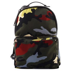 Valentino Rockstud Backpack Camo Nylon Medium