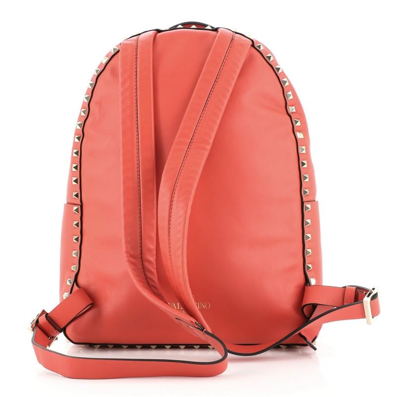 Red Valentino Rockstud Backpack Leather Medium