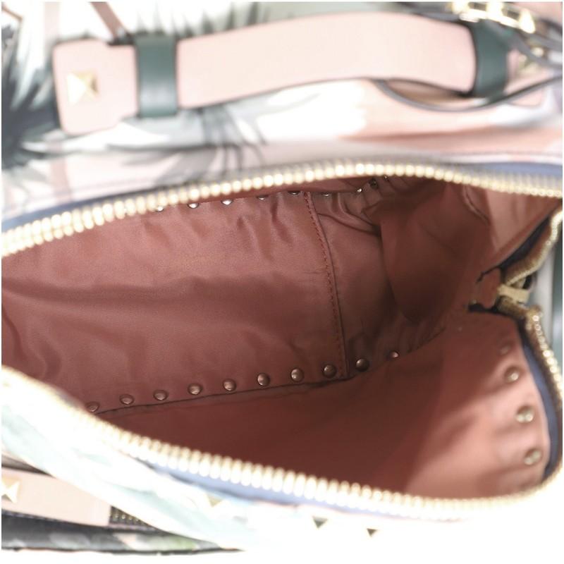 Women's or Men's Valentino Rockstud Backpack Printed Nylon Medium