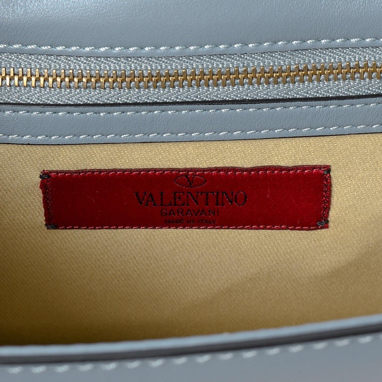 Valentino Rockstud Blue Crossbody Bag For Sale at 1stDibs