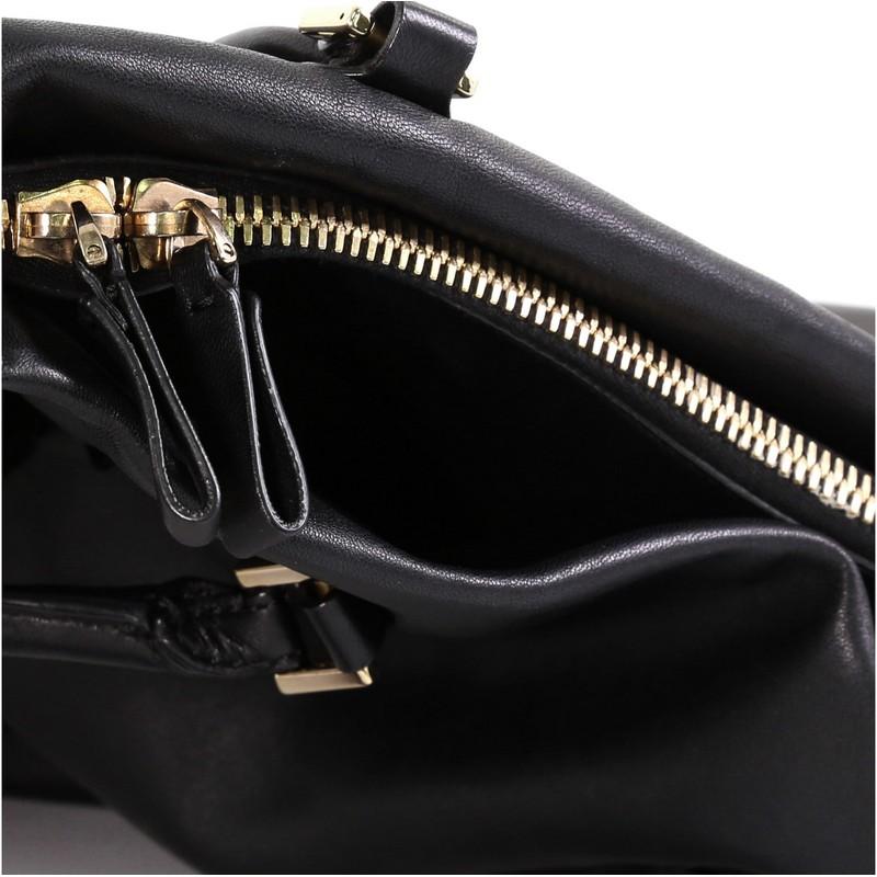 Valentino Rockstud Bow Satchel Leather Medium  4