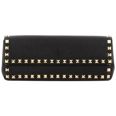 Valentino Rockstud Bracelet Clutch Leather Long