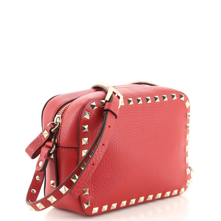 Valentino Rockstud Camera Crossbody Bag Leather at 1stDibs