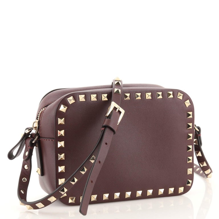 Valentino Rockstud Camera Crossbody Bag Leather at 1stDibs