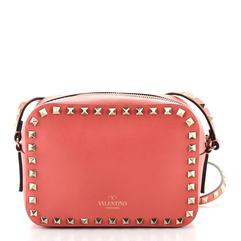 Valentino Rockstud Camera Crossbody Bag Leather at 1stDibs