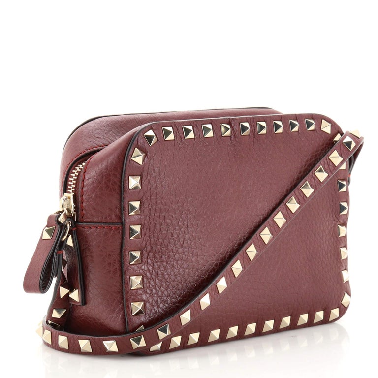 Valentino Rockstud Camera Crossbody Bag Leather at 1stDibs