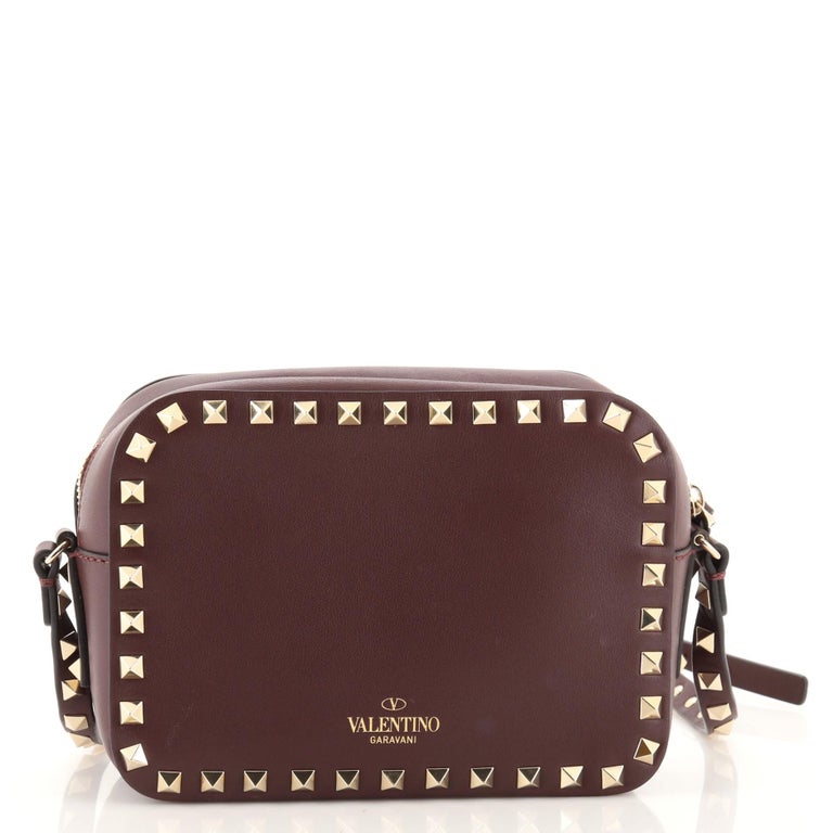 Valentino Rockstud Camera Crossbody Bag Leather at 1stDibs
