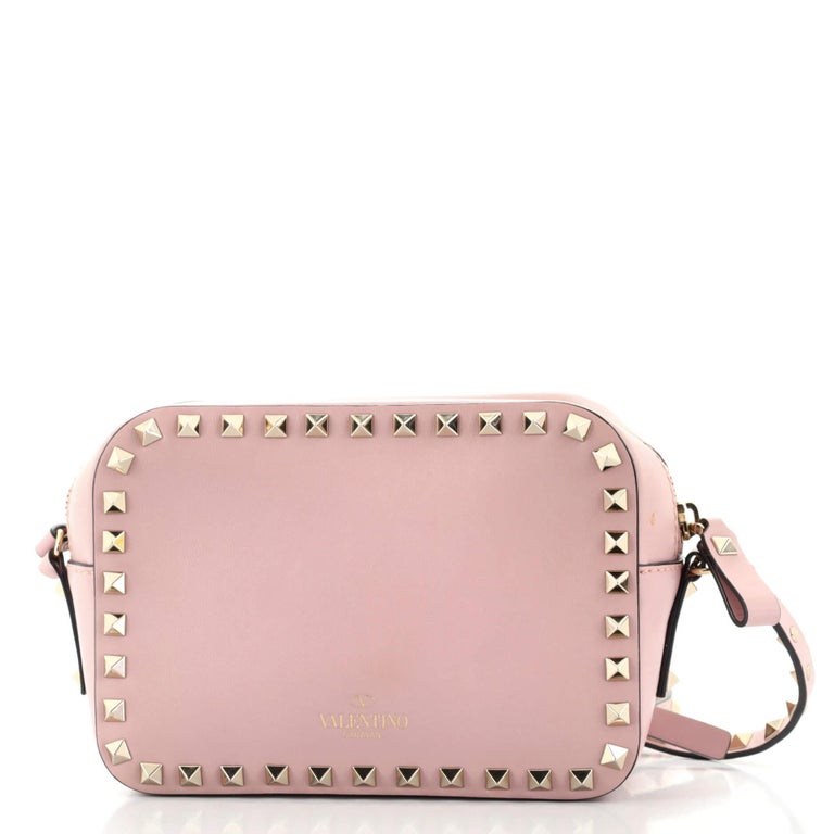 Valentino Rockstud Camera Crossbody Bag Leather at 1stDibs