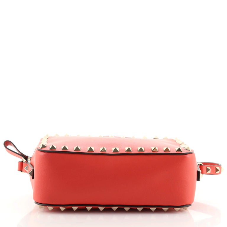 Valentino Rockstud Camera Crossbody Bag Leather For Sale at 1stDibs