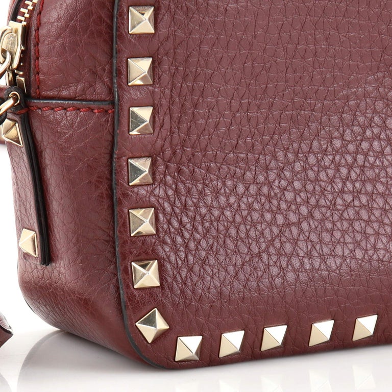 Valentino Rockstud Camera Crossbody Bag Leather at 1stDibs