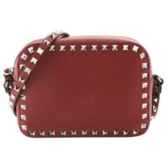 valentino rockstud camera bag Valentino Rockstud Camera Crossbody Bag Leather
