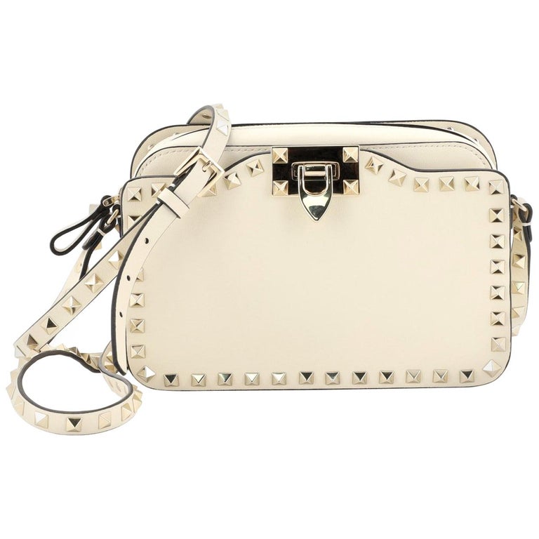 Valentino Rockstud Camera Crossbody Bag Leather at 1stDibs