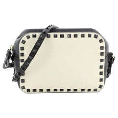 Valentino Rockstud Camera Crossbody Bag Leather