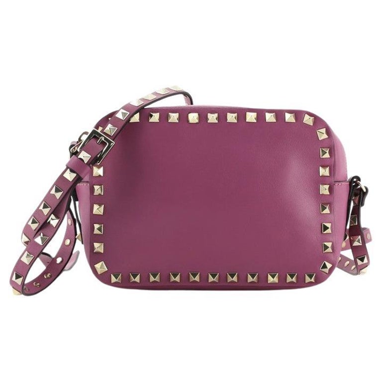 Valentino Rockstud Camera Crossbody Bag Leather at 1stDibs