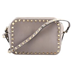 Valentino Rockstud Camera Crossbody Bag Leather