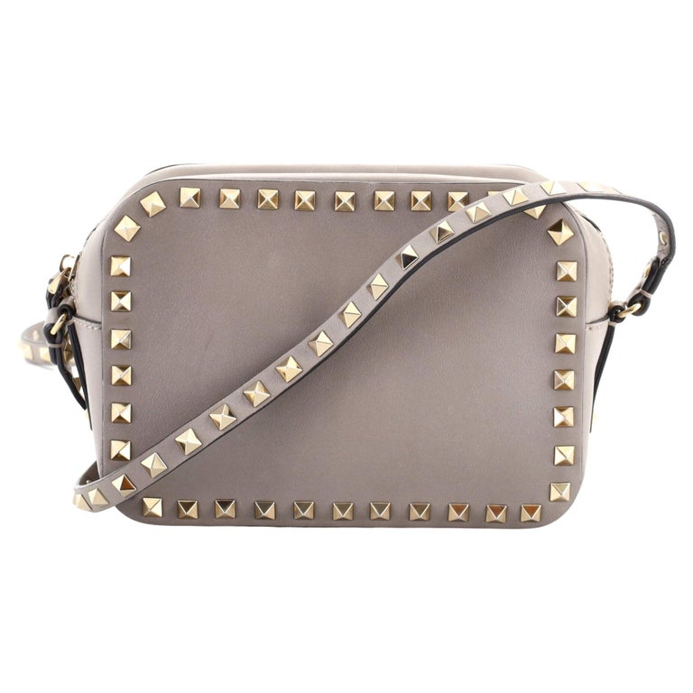 Valentino Rockstud Camera Crossbody Bag Leather at 1stDibs