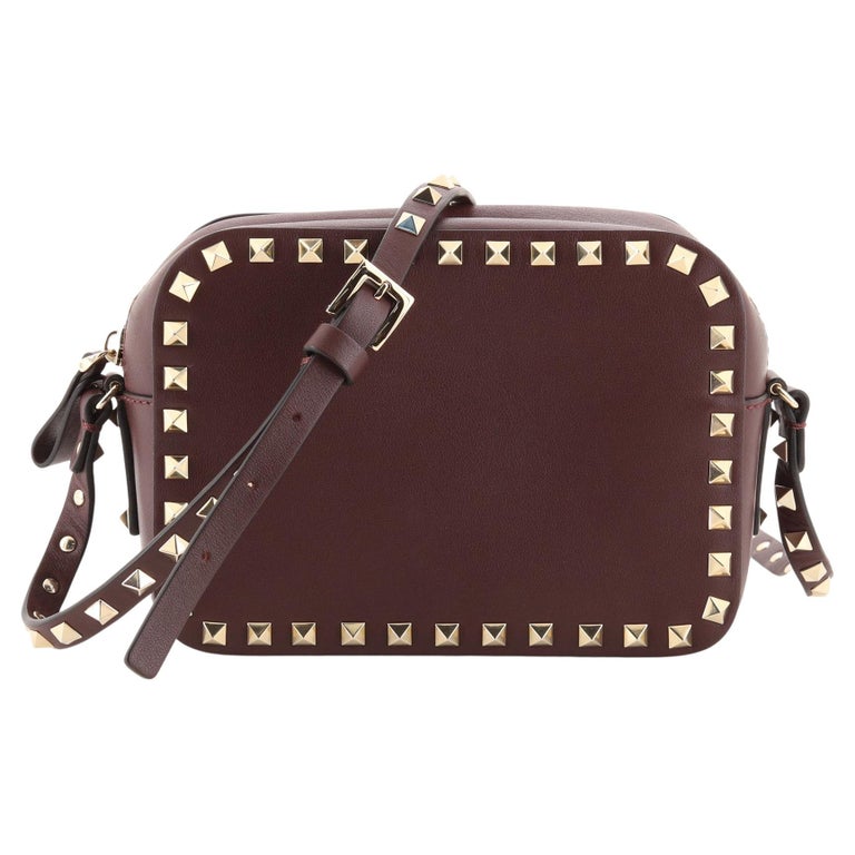 Valentino Rockstud Camera Crossbody Bag Leather at 1stDibs