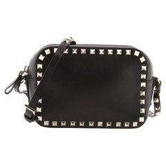 Valentino Rockstud Camera Crossbody Bag Leather