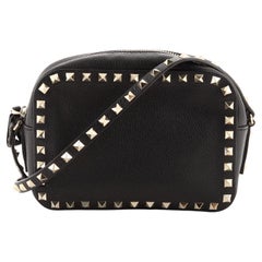 Valentino Rockstud Camera Crossbody Bag Leather