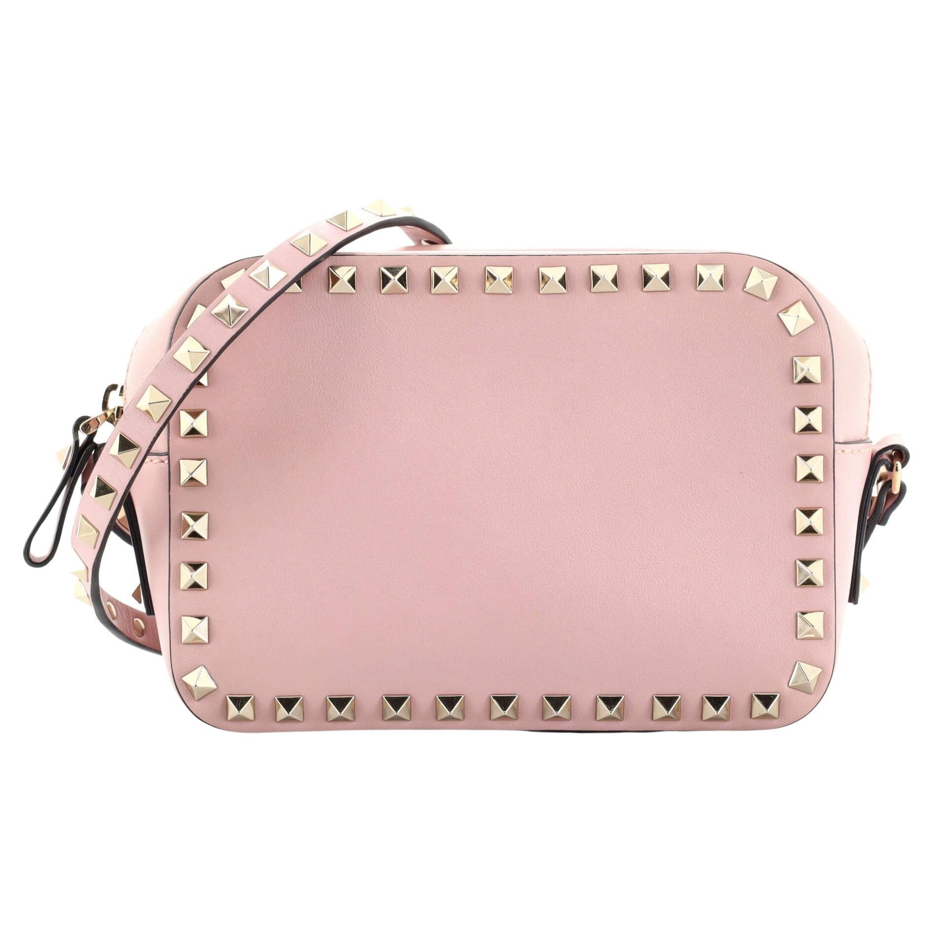 Valentino Rockstud Camera Crossbody Bag Leather at 1stDibs