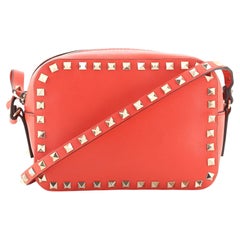 Valentino Rockstud Camera Crossbody Bag Leather