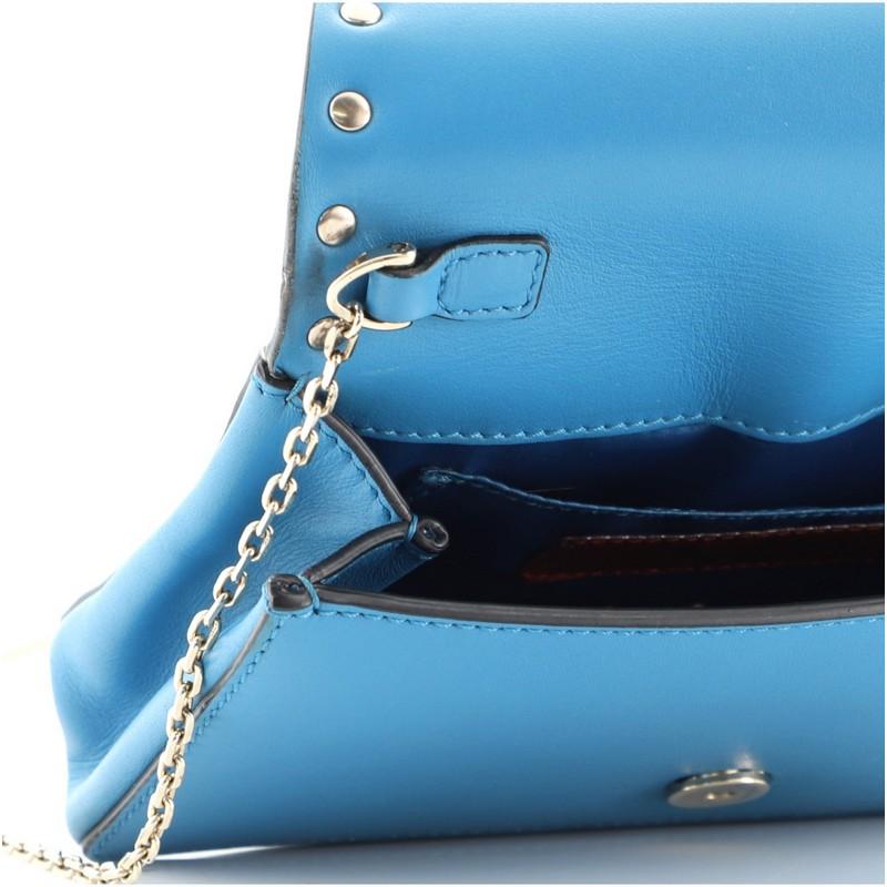 Valentino Rockstud Chain Flap Crossbody Bag Leather Small 2
