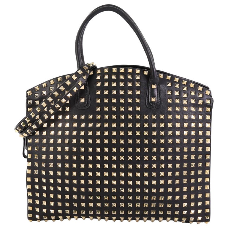 Valentino Rockstud Convertible Dome Tote Full Studded Leather at 1stDibs