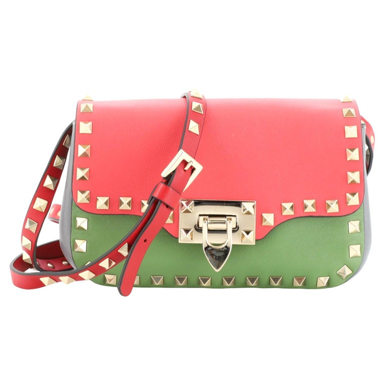 Valentino Rockstud Crossbody Bag Leather Mini For Sale at 1stDibs
