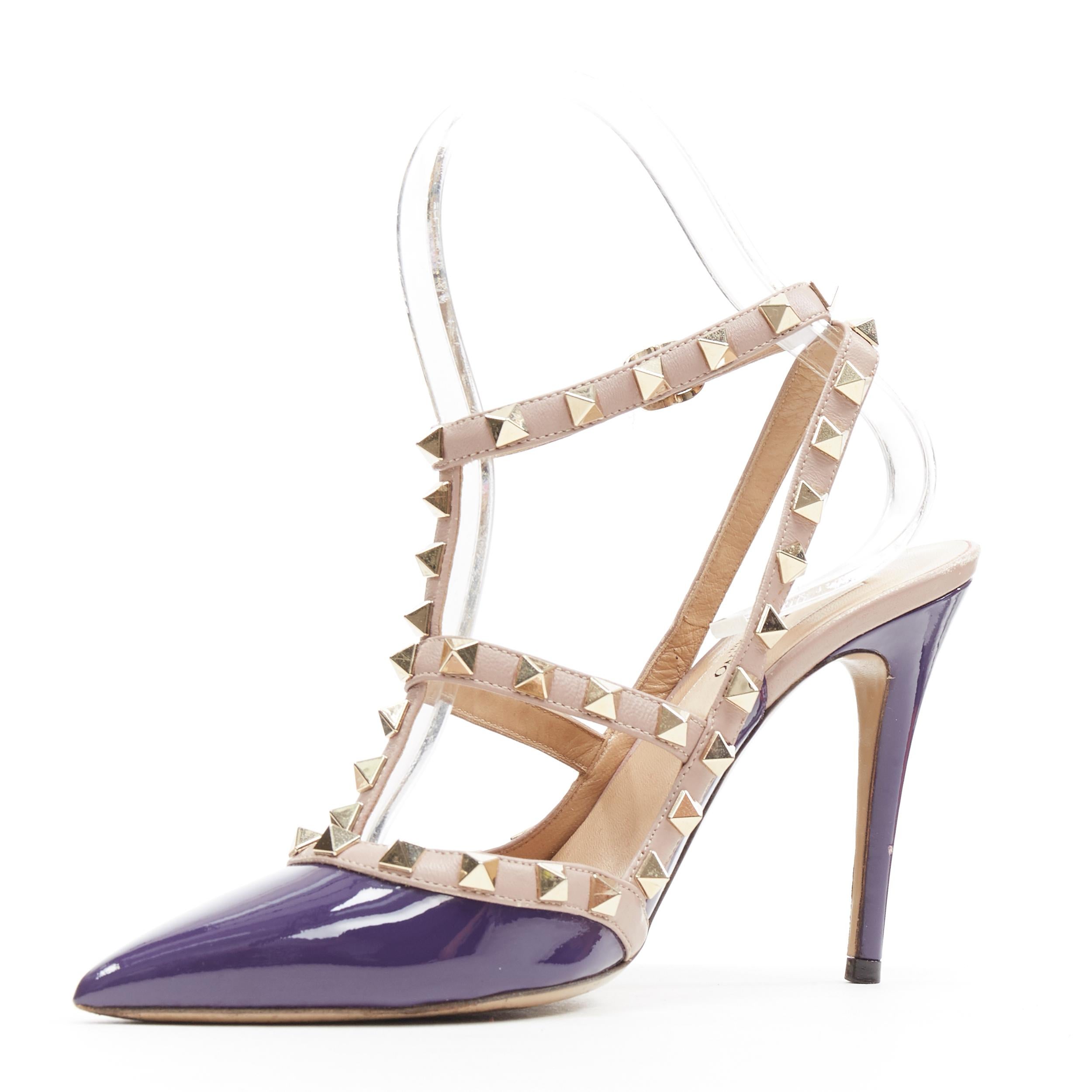 purple valentino heels