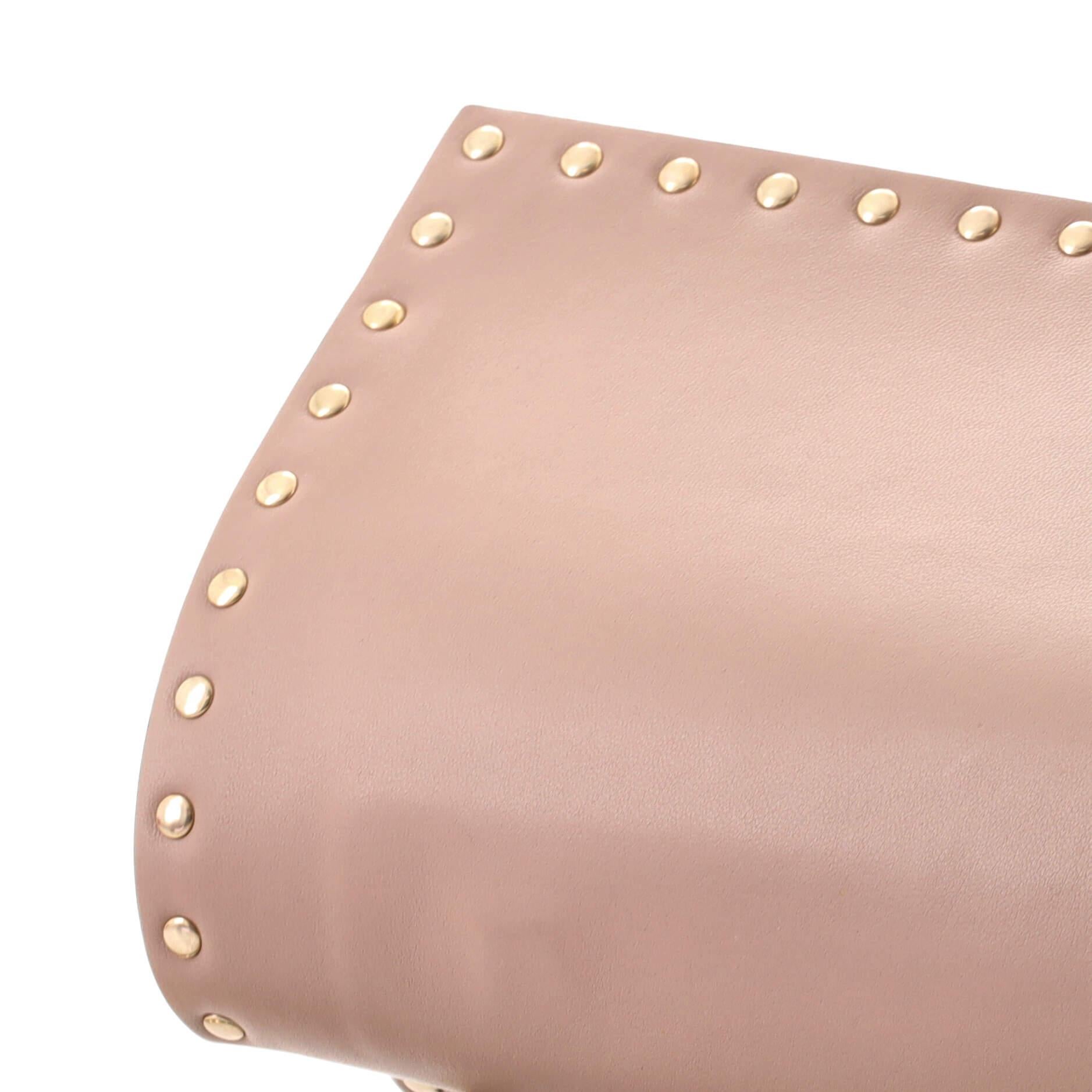 Valentino Rockstud Flap Clutch Leather 2