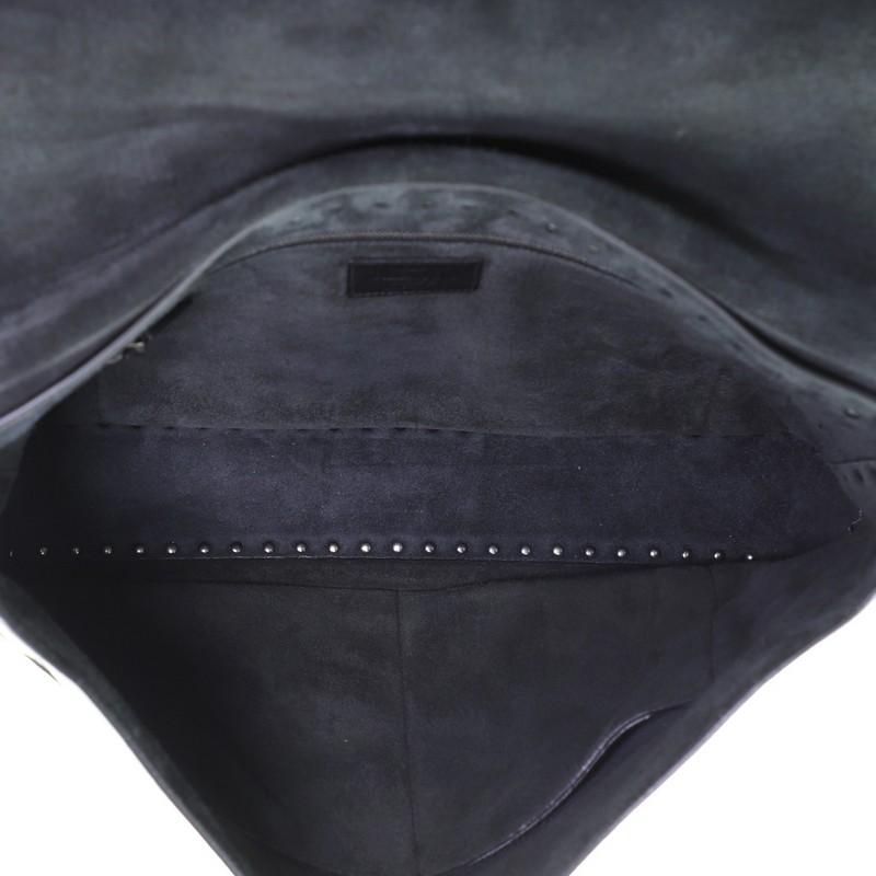 Women's or Men's Valentino Rockstud Flap Messenger Bag Leather Large