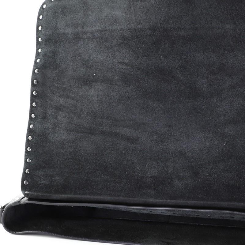 Valentino Rockstud Flap Messenger Bag Leather Large 1