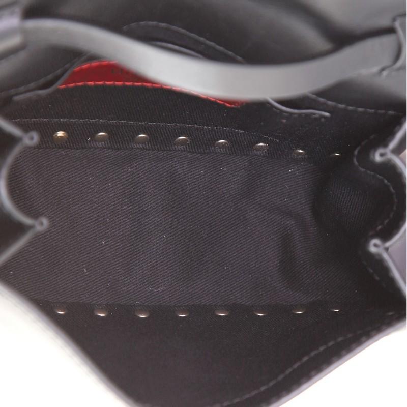 Valentino Rockstud Flip Lock Flap Tasche Leder Micro für Damen oder Herren