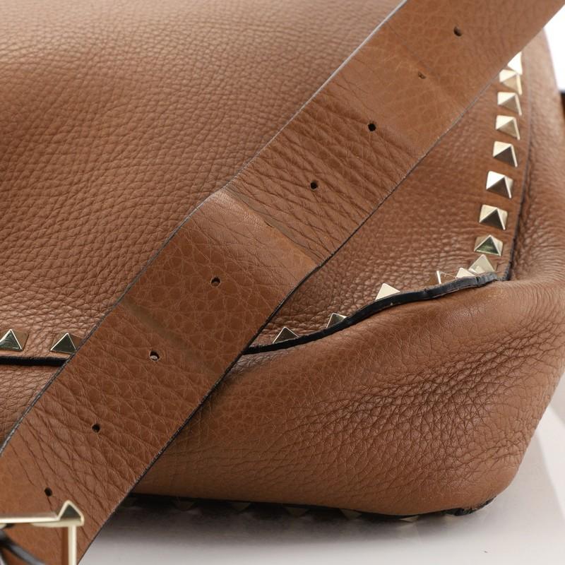 Valentino Rockstud Flip Lock Messenger Bag Leather Medium at 1stDibs