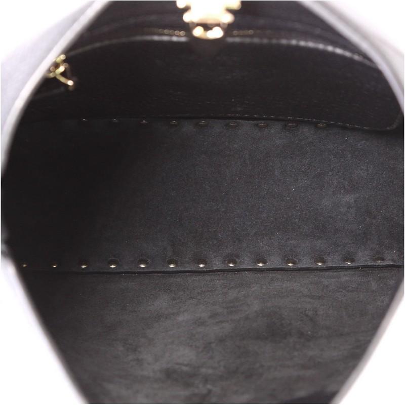 Women's Valentino Rockstud Flip Lock Messenger Bag Leather Medium