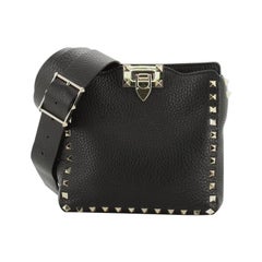 Valentino Rockstud Flip Lock Messenger Bag Leder Mini