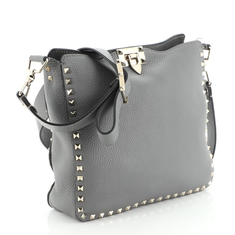 VALENTINO Rockstud Flip-Lock Messenger Bag in Ivory - More Than You Can  Imagine