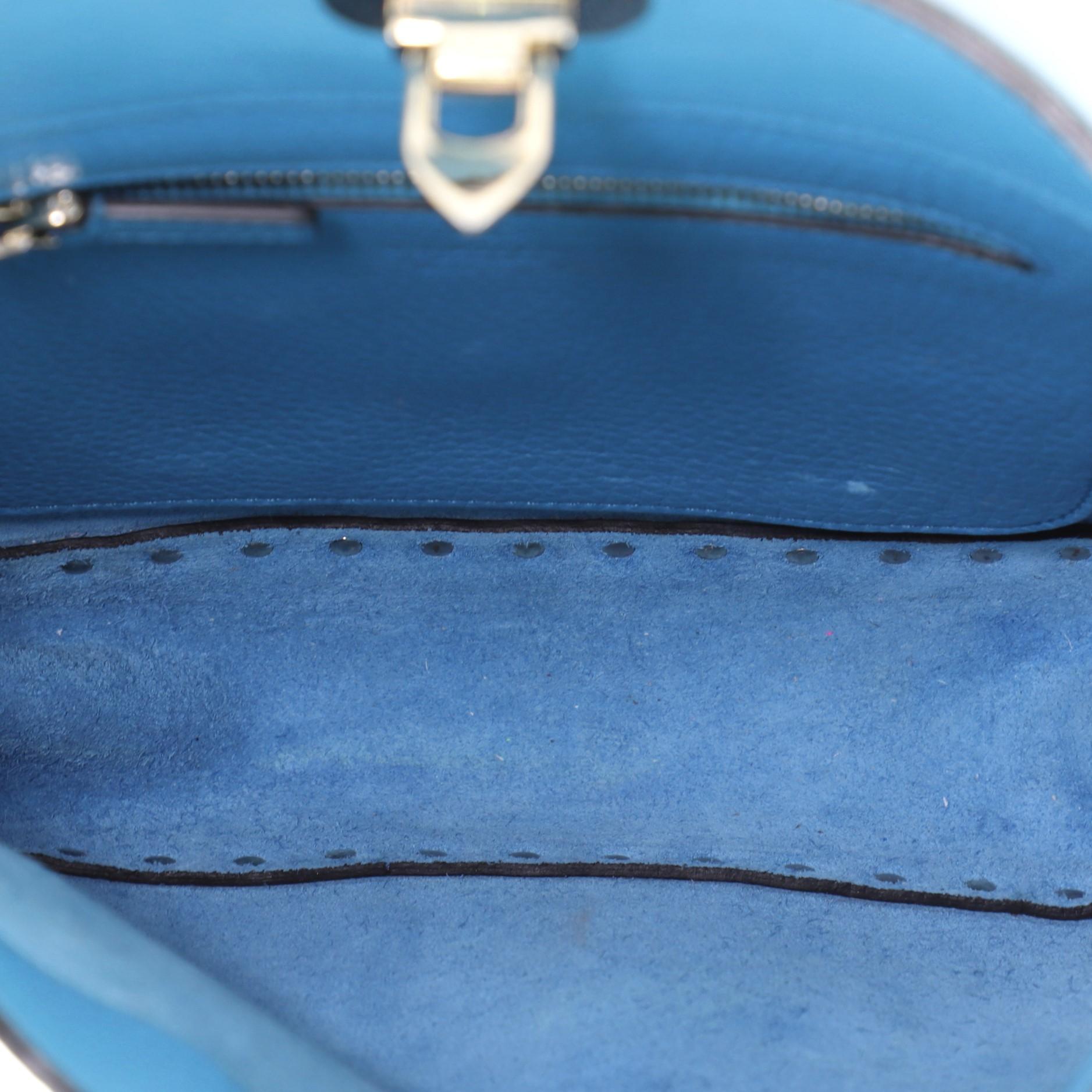 Women's or Men's Valentino Rockstud Flip Lock Messenger Bag Leather Small