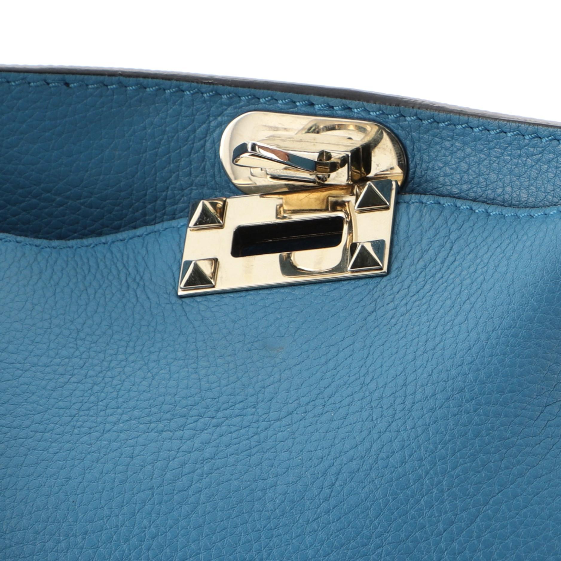 Valentino Rockstud Flip Lock Messenger Bag Leather Small 1