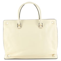 Valentino Rockstud Four Corner Tote Leather Large