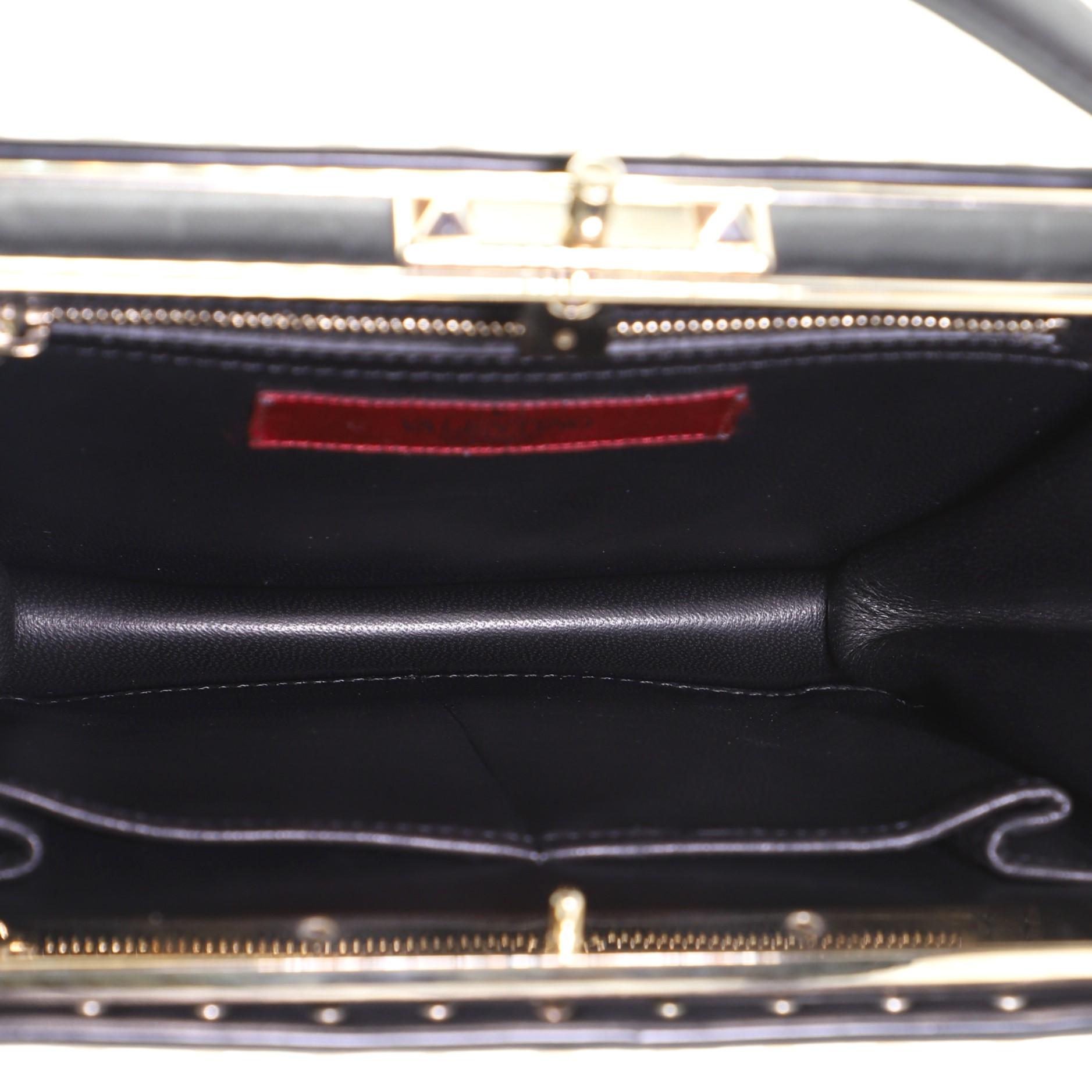 Women's or Men's Valentino Rockstud Frame Bag Leather