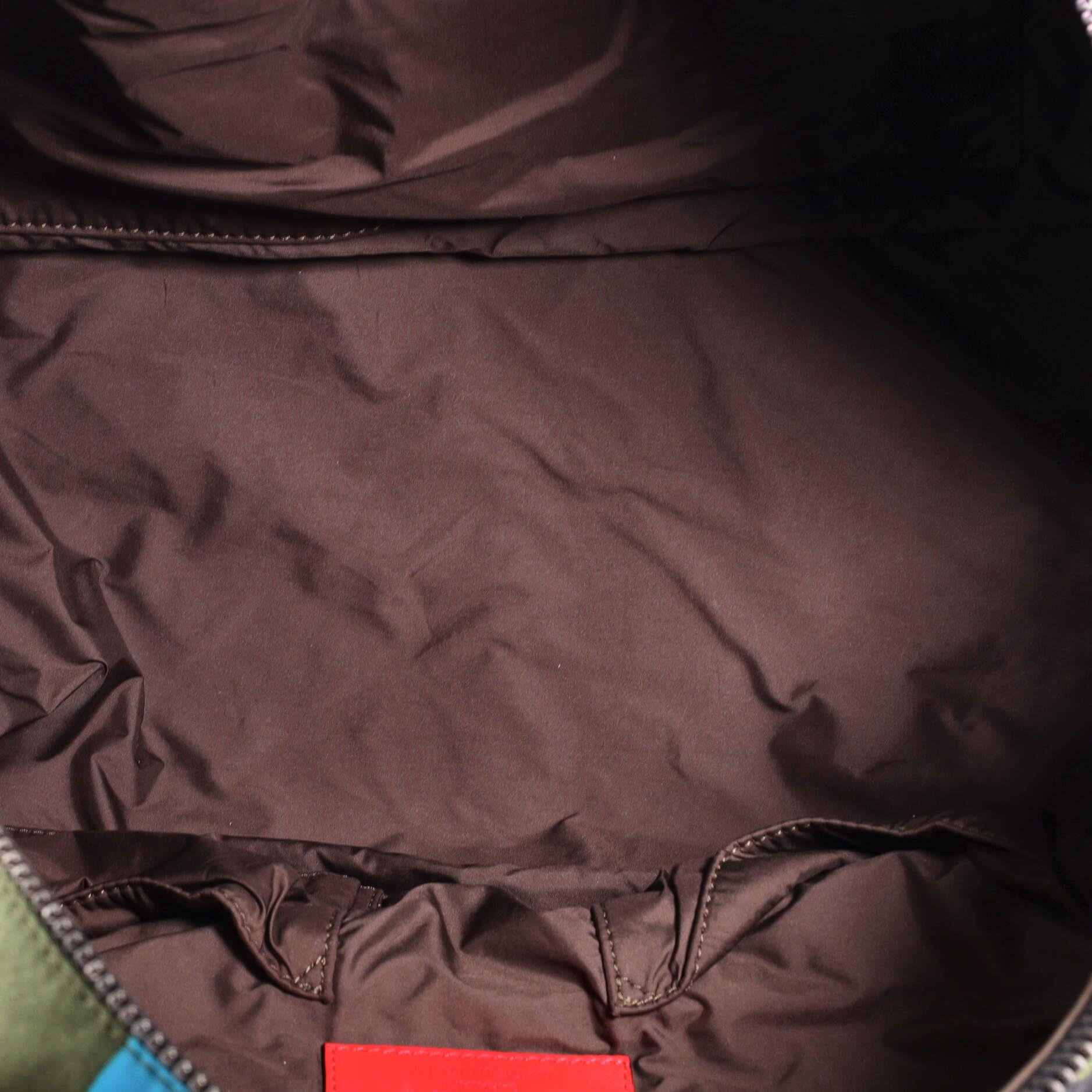 Women's or Men's Valentino Rockstud Holdall Duffle Bag Camo Nylon Large