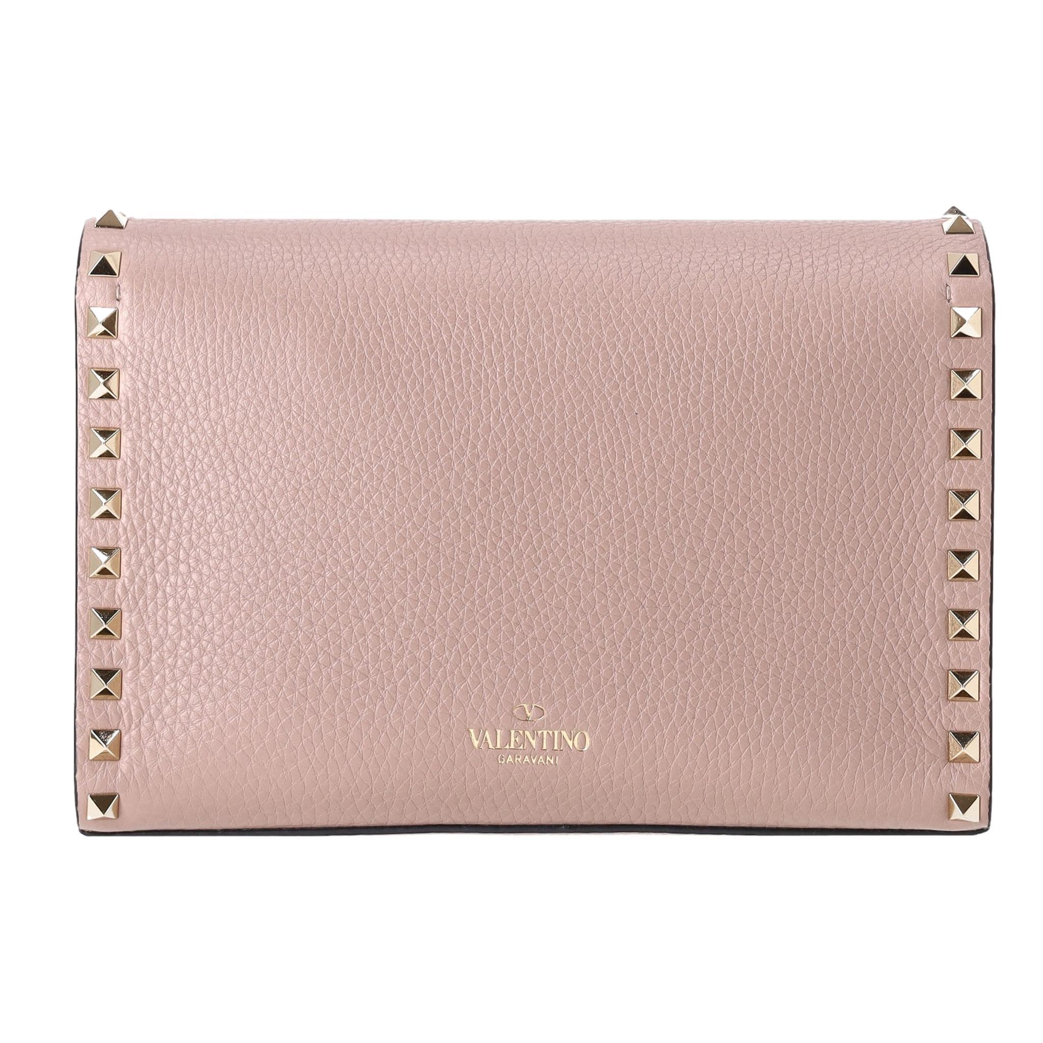 Donna Borsa a tracolla in pelle Rockstud di Valentino in vendita