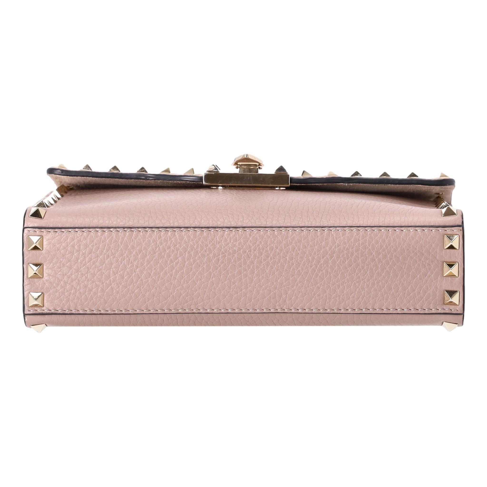 Borsa a tracolla in pelle Rockstud di Valentino in vendita 1