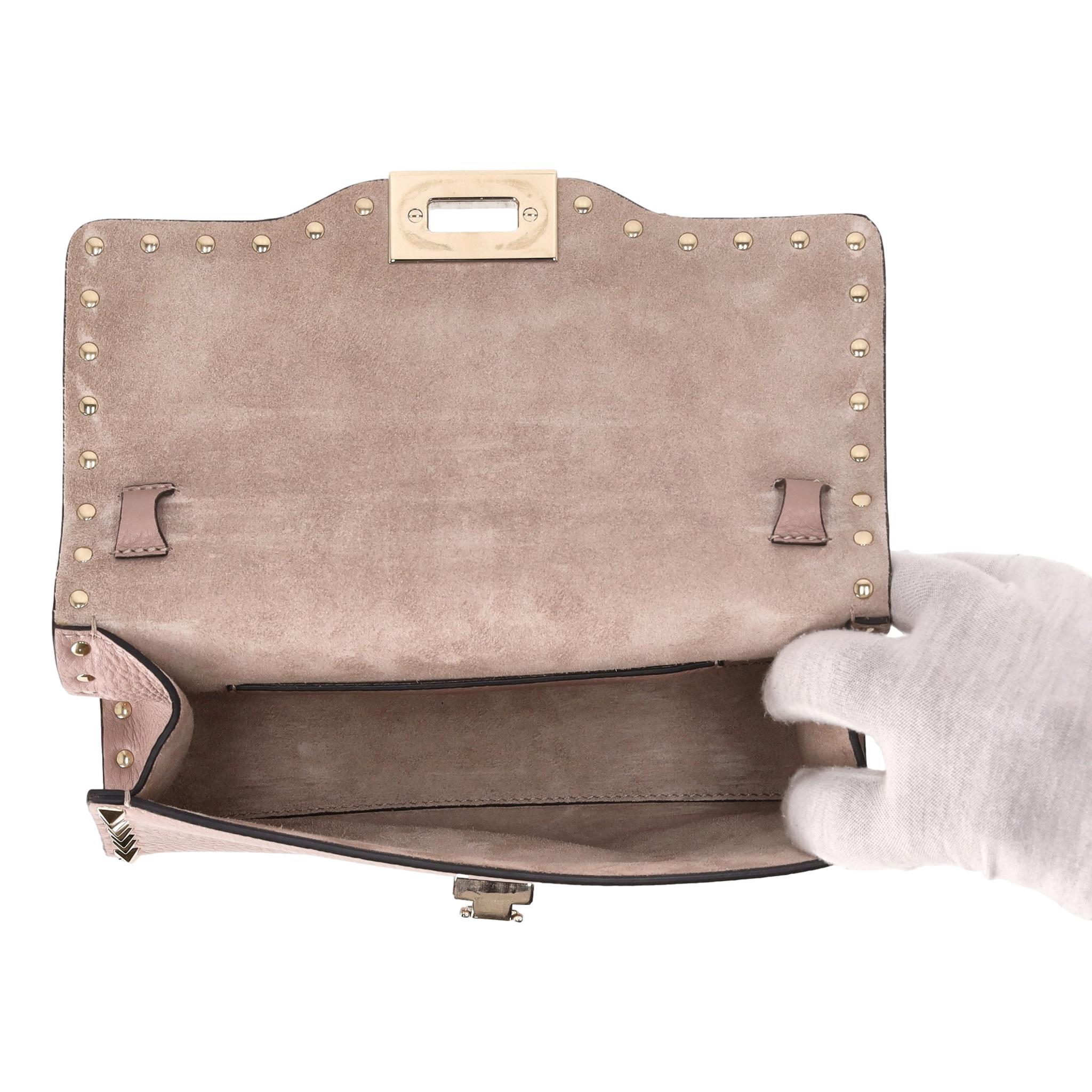 Borsa a tracolla in pelle Rockstud di Valentino in vendita 2