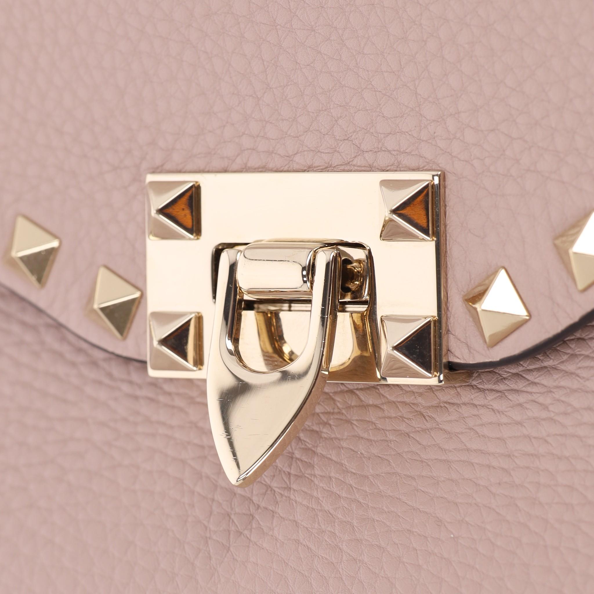 Borsa a tracolla in pelle Rockstud di Valentino in vendita 3