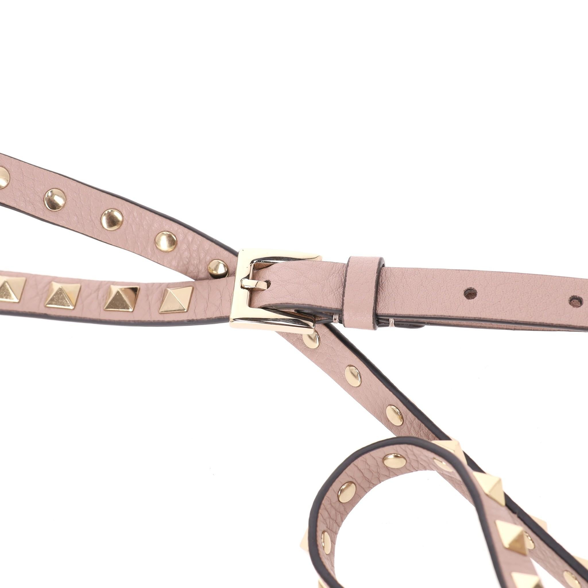 Borsa a tracolla in pelle Rockstud di Valentino in vendita 4