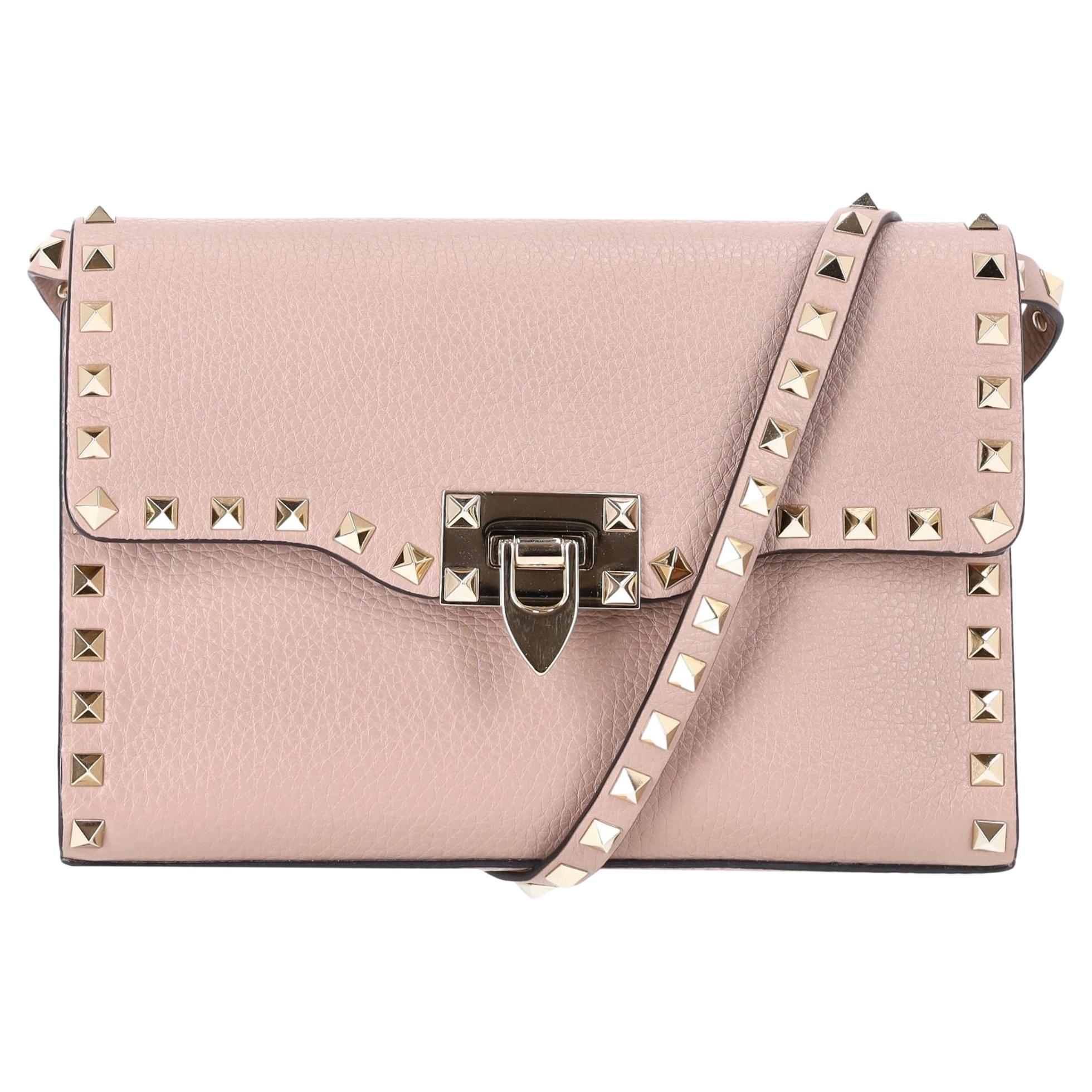 Valentino Rockstud Leather Crossbody Bag