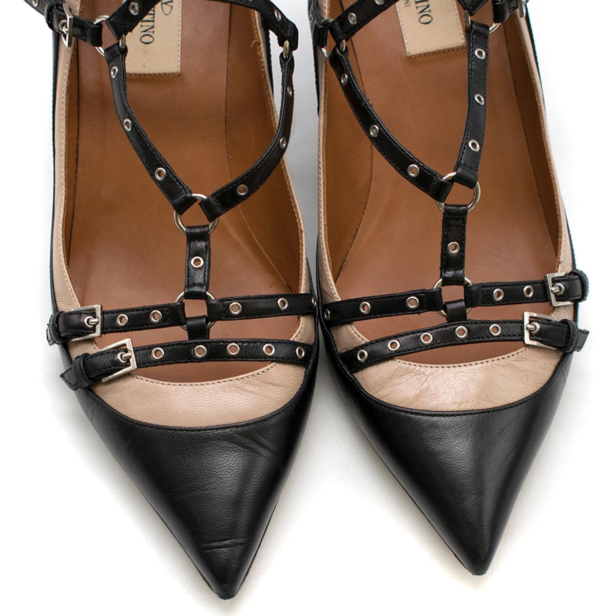 valentino shoes kitten heel