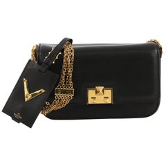 Valentino Rockstud Multichain Shoulder Bag Leather Medium